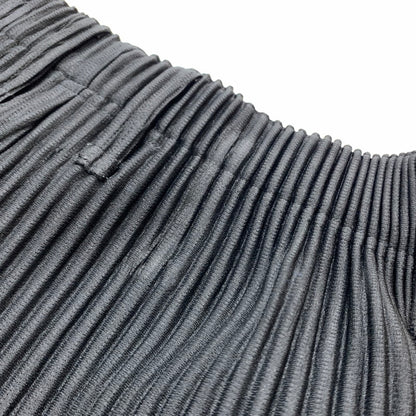 【中古品】【メンズ】 HOMME PLISSE ISSEY MIYAKE オム プリッセ イッセイミヤケ BASICS PLEATED PANT HP55JF150 ベーシックス プリーツパンツ ボトムス ストレート 151-260212-ko-35-tei サイズ：1 カラー：ブラック 万代Net店