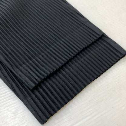 【中古品】【メンズ】 HOMME PLISSE ISSEY MIYAKE オム プリッセ イッセイミヤケ BASICS PLEATED PANT HP55JF150 ベーシックス プリーツパンツ ボトムス ストレート 151-260212-ko-35-tei サイズ：1 カラー：ブラック 万代Net店