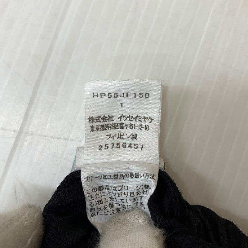 【中古品】【メンズ】 HOMME PLISSE ISSEY MIYAKE オム プリッセ イッセイミヤケ BASICS PLEATED PANT HP55JF150 ベーシックス プリーツパンツ ボトムス ストレート 151-260212-ko-35-tei サイズ：1 カラー：ブラック 万代Net店