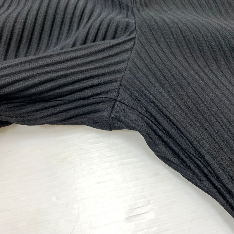 【中古品】【メンズ】 HOMME PLISSE ISSEY MIYAKE オム プリッセ イッセイミヤケ BASICS PLEATED PANT HP55JF150 ベーシックス プリーツパンツ ボトムス ストレート 151-260212-ko-35-tei サイズ：1 カラー：ブラック 万代Net店