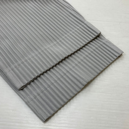 【中古品】【メンズ】 HOMME PLISSE ISSEY MIYAKE オム プリッセ イッセイミヤケ BASICS PLEATED PANT HP55JF150 ベーシックス プリーツパンツ ボトムス ストレート 151-260212-ko-34-tei サイズ：1 カラー：グレー 万代Net店