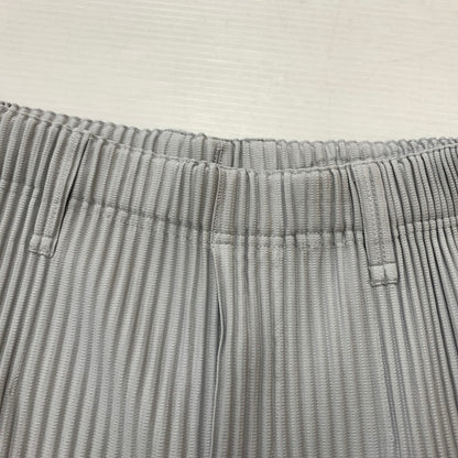 【中古品】【メンズ】 HOMME PLISSE ISSEY MIYAKE オム プリッセ イッセイミヤケ BASICS PLEATED PANT HP55JF150 ベーシックス プリーツパンツ ボトムス ストレート 151-260212-ko-34-tei サイズ：1 カラー：グレー 万代Net店