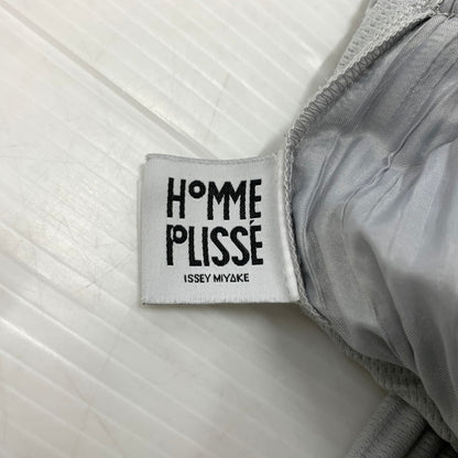 【中古品】【メンズ】 HOMME PLISSE ISSEY MIYAKE オム プリッセ イッセイミヤケ BASICS PLEATED PANT HP55JF150 ベーシックス プリーツパンツ ボトムス ストレート 151-260212-ko-34-tei サイズ：1 カラー：グレー 万代Net店