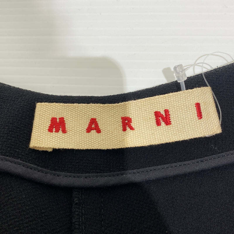【中古品】【レディース】 MARNI マルニ E16GOMAT75Y00TP518 スカート フレアミニスカート 171-260810-nm-51-tei サイズ：40 カラー：ブラック 万代Net店