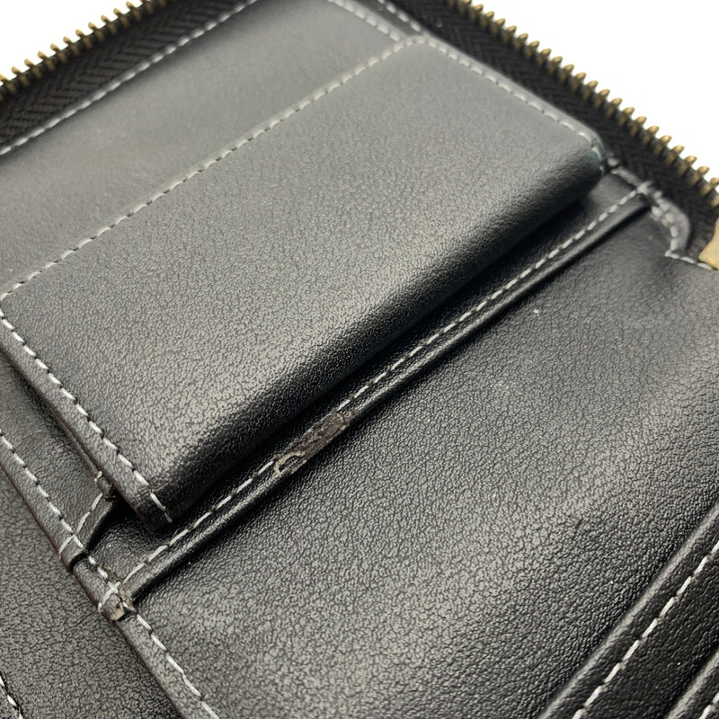 【中古品】【メンズ】 AVIREX アヴィレックス ROUND WALLET AX9002 ラウンドウォレット 財布 二つ折り 200-260712-ko-03-tei カラー：ブラック 万代Net店