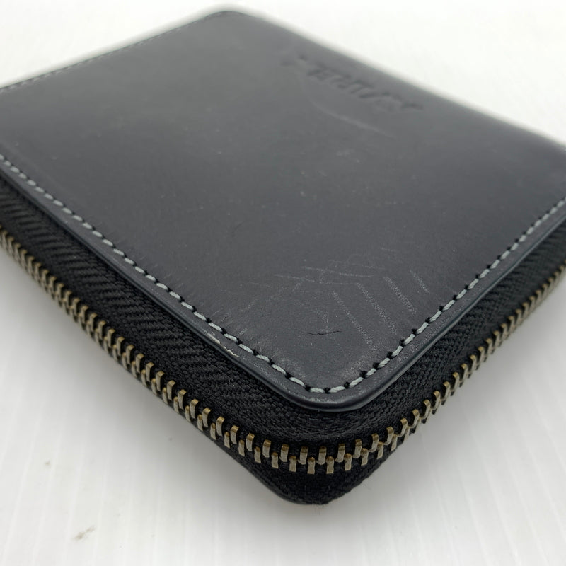 【中古品】【メンズ】 AVIREX アヴィレックス ROUND WALLET AX9002 ラウンドウォレット 財布 二つ折り 200-260712-ko-03-tei カラー：ブラック 万代Net店