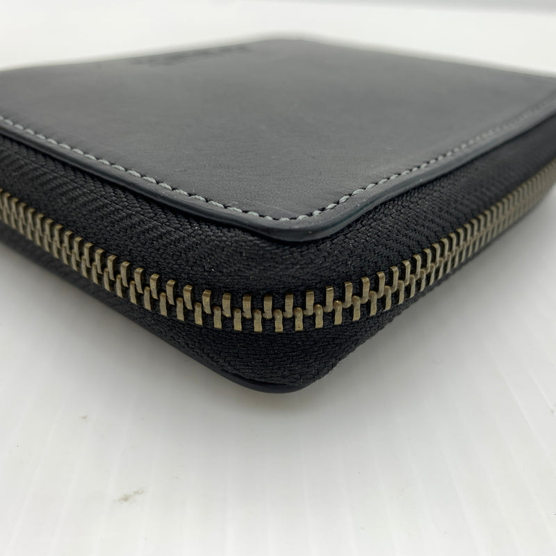 【中古品】【メンズ】 AVIREX アヴィレックス ROUND WALLET AX9002 ラウンドウォレット 財布 二つ折り 200-260712-ko-03-tei カラー：ブラック 万代Net店