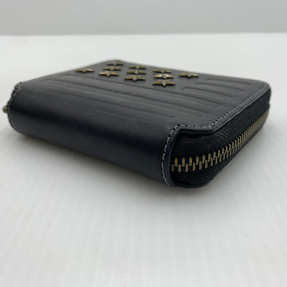 【中古品】【メンズ】 AVIREX アヴィレックス ROUND WALLET AX9002 ラウンドウォレット 財布 二つ折り 200-260712-ko-03-tei カラー：ブラック 万代Net店