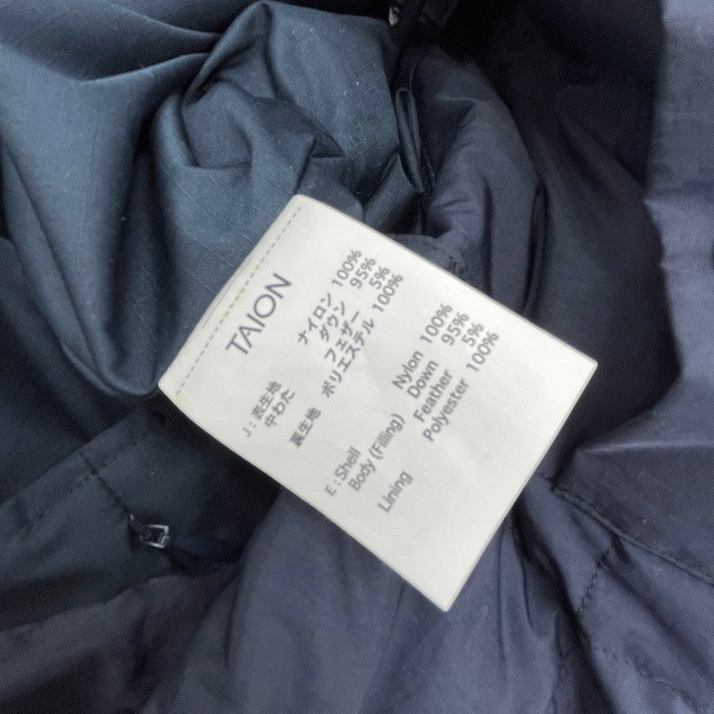 【中古品】【メンズ/レディース】 TAION タイオン 別注 ミリタリーダウン ヘルメットバッグ 2WAY ナイロンバッグ カバン 188-260809-nm-55-tei カラー：ダークネイビー 万代Net店