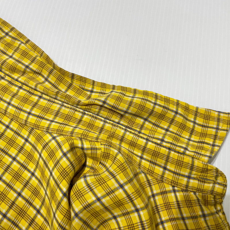 【中古品】【メンズ】 CARHARTT カーハート LS COTTON CHECK SHIRT S255BTY ロングスリーブ コットン チェック シャツ 長袖 トップス 145-260828-yo-09-teih サイズ：L カラー：イエロー 万代Net店