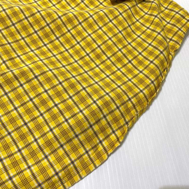 【中古品】【メンズ】 CARHARTT カーハート LS COTTON CHECK SHIRT S255BTY ロングスリーブ コットン チェック シャツ 長袖 トップス 145-260828-yo-09-teih サイズ：L カラー：イエロー 万代Net店