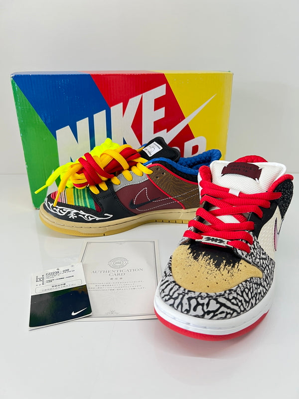 【中古美品】【メンズ】 NIKE SB ナイキ スケートボーディング DUNK LOW PRO QS WHAT THE P-ROD CZ2239-600 ダンク ロー プロ クイックストライク ホワット ザ P-ロッド スニーカー 靴 160-260801-kk-08-hon カラー：SPORT RED/BLACK-VARSITY MAIZE 万代Net店