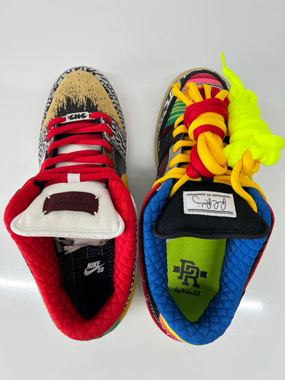 【中古美品】【メンズ】 NIKE SB ナイキ スケートボーディング DUNK LOW PRO QS WHAT THE P-ROD CZ2239-600 ダンク ロー プロ クイックストライク ホワット ザ P-ロッド スニーカー 靴 160-260801-kk-08-hon カラー：SPORT RED/BLACK-VARSITY MAIZE 万代Net店
