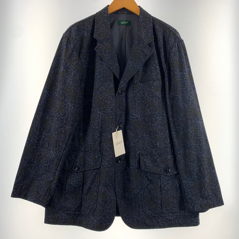 【中古品】【メンズ】 TAKE＆SONS テイク アンド サンズ 23SS FISH BATIC SACK JACKET 23101 フィッシュ バティック サック ジャケット ライトアウター 140-260615-yo-12-tei サイズ：4 カラー：ネイビー 万代Net店