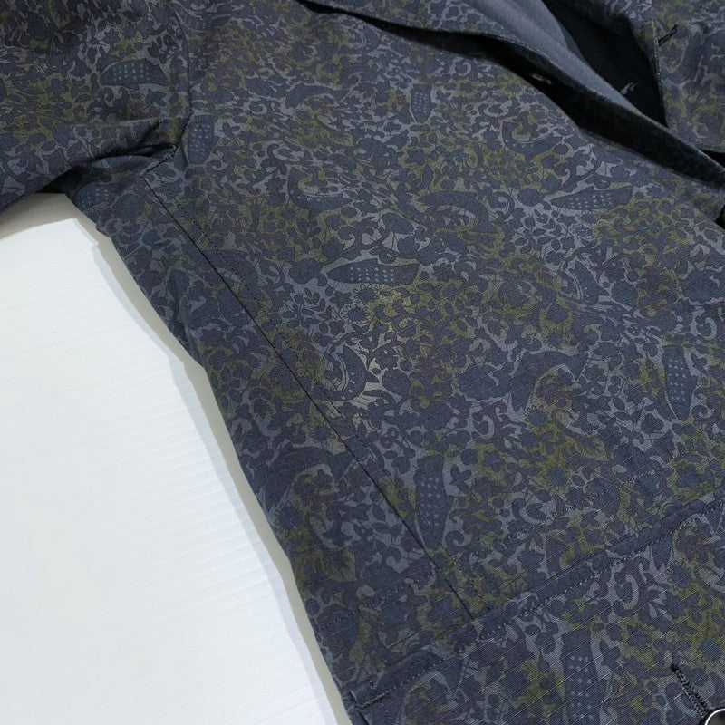 【中古品】【メンズ】 TAKE＆SONS テイク アンド サンズ 23SS FISH BATIC SACK JACKET 23101 フィッシュ バティック サック ジャケット ライトアウター 140-260615-yo-12-tei サイズ：4 カラー：ネイビー 万代Net店