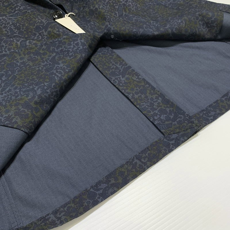 【中古品】【メンズ】 TAKE＆SONS テイク アンド サンズ 23SS FISH BATIC SACK JACKET 23101 フィッシュ バティック サック ジャケット ライトアウター 140-260615-yo-12-tei サイズ：4 カラー：ネイビー 万代Net店