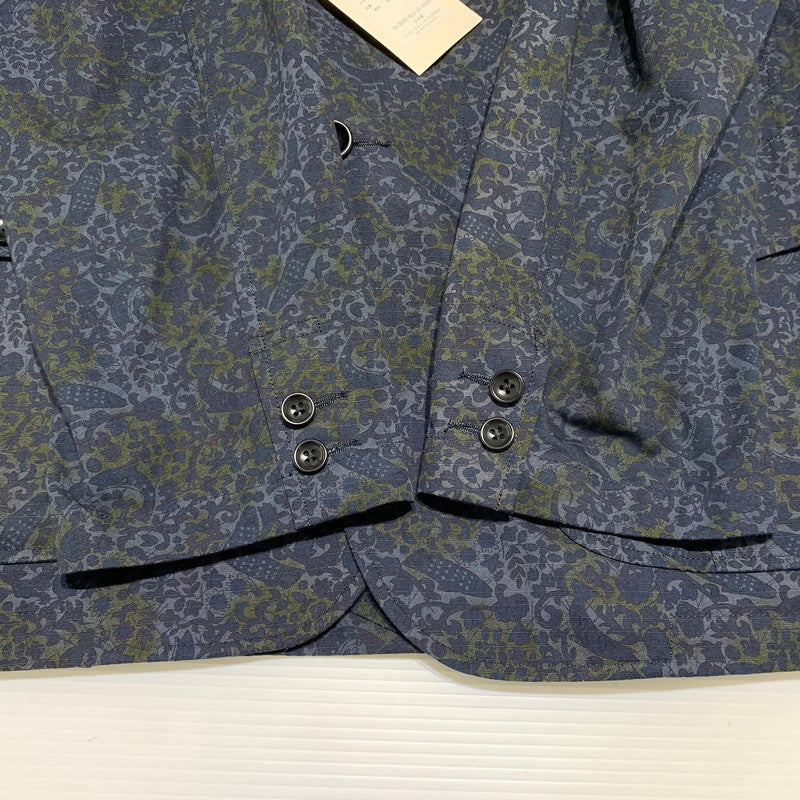 【中古品】【メンズ】 TAKE＆SONS テイク アンド サンズ 23SS FISH BATIC SACK JACKET 23101 フィッシュ バティック サック ジャケット ライトアウター 140-260615-yo-12-tei サイズ：4 カラー：ネイビー 万代Net店