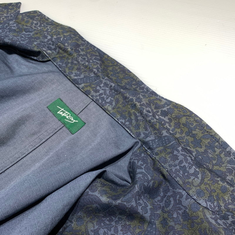 【中古品】【メンズ】 TAKE＆SONS テイク アンド サンズ 23SS FISH BATIC SACK JACKET 23101 フィッシュ バティック サック ジャケット ライトアウター 140-260615-yo-12-tei サイズ：4 カラー：ネイビー 万代Net店
