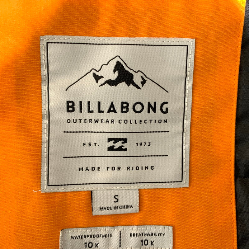 【中古品】【メンズ】 BILLABONG ビラボン AG01L-752 スノーボードジャケット アウター ボードウェア ウィンタースポーツ アウトドア 120-260906-ko-03-teih サイズ：S カラー：オレンジ 万代Net店