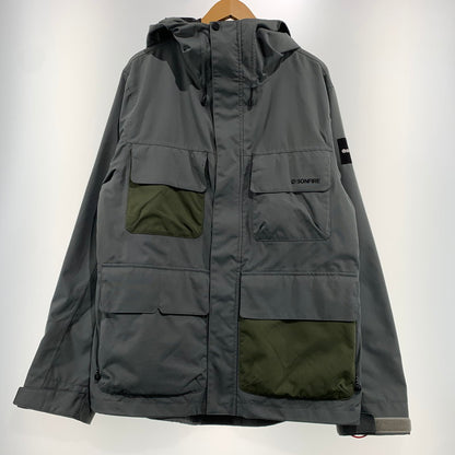 【中古品】【メンズ】 BONFIRE ボンファイア PITCH SHELL JACKET B8FW220012 ピッチ シェル ジャケット スノーボードジャケット アウター ウィンタースポーツ 120-260906-ko-10-teih サイズ：M カラー：グレー系 万代Net店