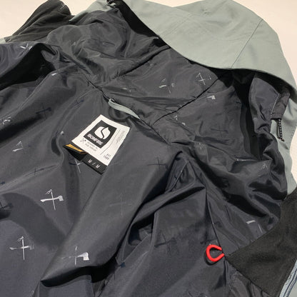 【中古品】【メンズ】 BONFIRE ボンファイア PITCH SHELL JACKET B8FW220012 ピッチ シェル ジャケット スノーボードジャケット アウター ウィンタースポーツ 120-260906-ko-10-teih サイズ：M カラー：グレー系 万代Net店