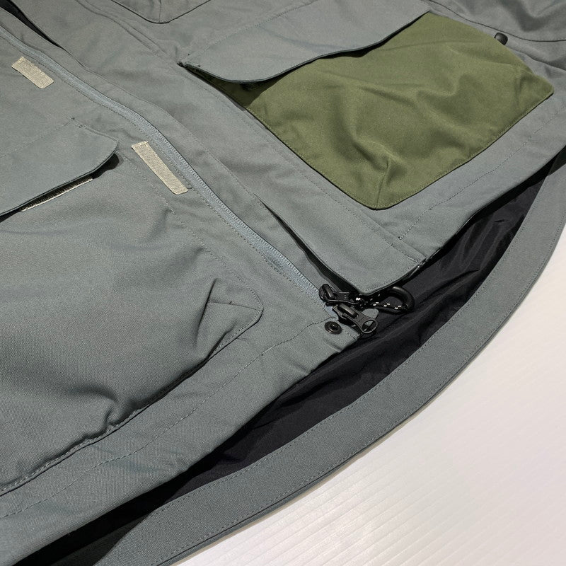 【中古品】【メンズ】 BONFIRE ボンファイア PITCH SHELL JACKET B8FW220012 ピッチ シェル ジャケット スノーボードジャケット アウター ウィンタースポーツ 120-260906-ko-10-teih サイズ：M カラー：グレー系 万代Net店