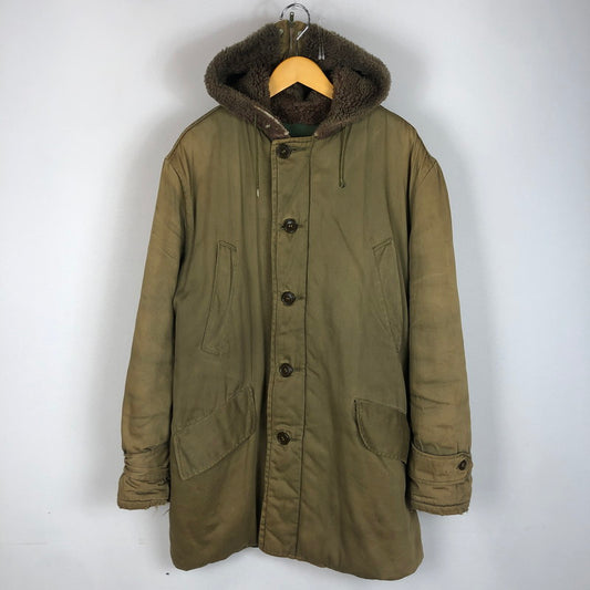 【現状渡し品】【メンズ】 UNKNOWN FLIGHT JACKET VINTAGE フライト ジャケット アウター ビンテージ 145-260217-ko-18-tei サイズ：サイズ不明 カラー：カーキ 万代Net店
