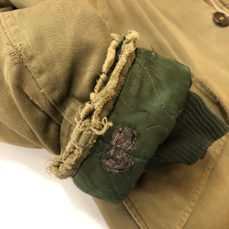 【現状渡し品】【メンズ】 UNKNOWN FLIGHT JACKET VINTAGE フライト ジャケット アウター ビンテージ 145-260217-ko-18-tei サイズ：サイズ不明 カラー：カーキ 万代Net店