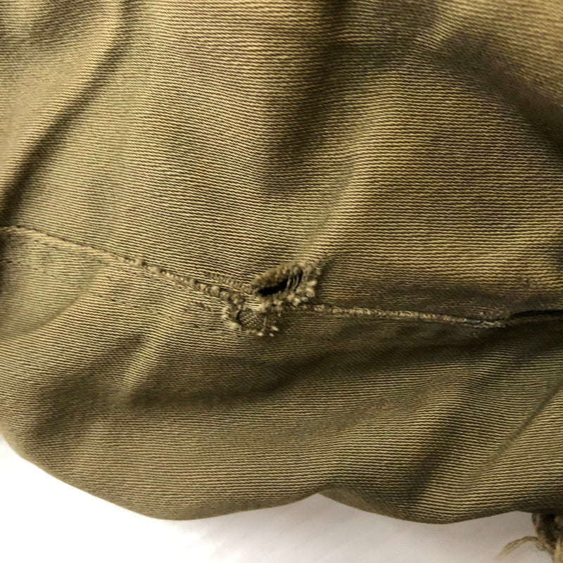 【現状渡し品】【メンズ】 UNKNOWN FLIGHT JACKET VINTAGE フライト ジャケット アウター ビンテージ 145-260217-ko-18-tei サイズ：サイズ不明 カラー：カーキ 万代Net店