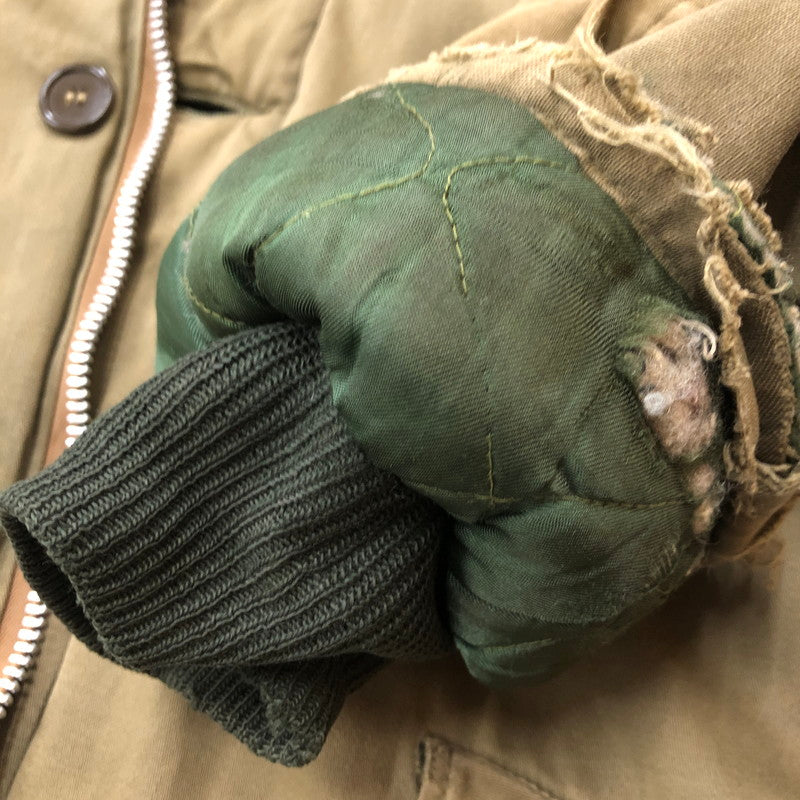 【現状渡し品】【メンズ】 UNKNOWN FLIGHT JACKET VINTAGE フライト ジャケット アウター ビンテージ 145-260217-ko-18-tei サイズ：サイズ不明 カラー：カーキ 万代Net店