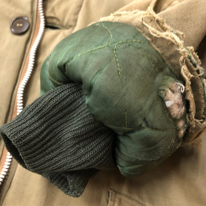 【現状渡し品】【メンズ】 UNKNOWN FLIGHT JACKET VINTAGE フライト ジャケット アウター ビンテージ 145-260217-ko-18-tei サイズ：サイズ不明 カラー：カーキ 万代Net店