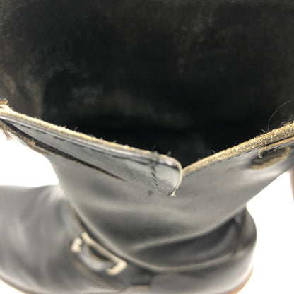 【現状渡し品】【メンズ】 Chippewa チペワ ENGINEER BOOTS 27899 エンジニアブーツ 靴 USA製 黒タグ 164-260218-ks-25-tei サイズ：8E カラー：ブラック 万代Net店