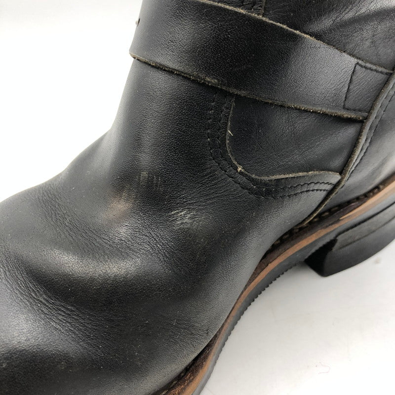 【現状渡し品】【メンズ】 Chippewa チペワ ENGINEER BOOTS 27899 エンジニアブーツ 靴 USA製 黒タグ 164-260218-ks-25-tei サイズ：8E カラー：ブラック 万代Net店