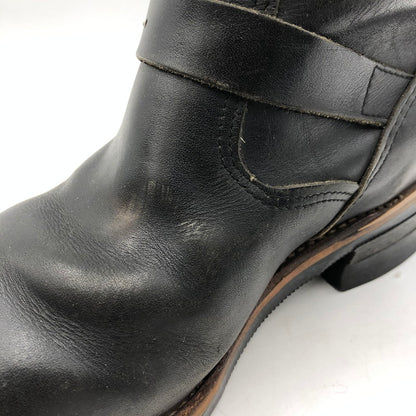 【現状渡し品】【メンズ】 Chippewa チペワ ENGINEER BOOTS 27899 エンジニアブーツ 靴 USA製 黒タグ 164-260218-ks-25-tei サイズ：8E カラー：ブラック 万代Net店