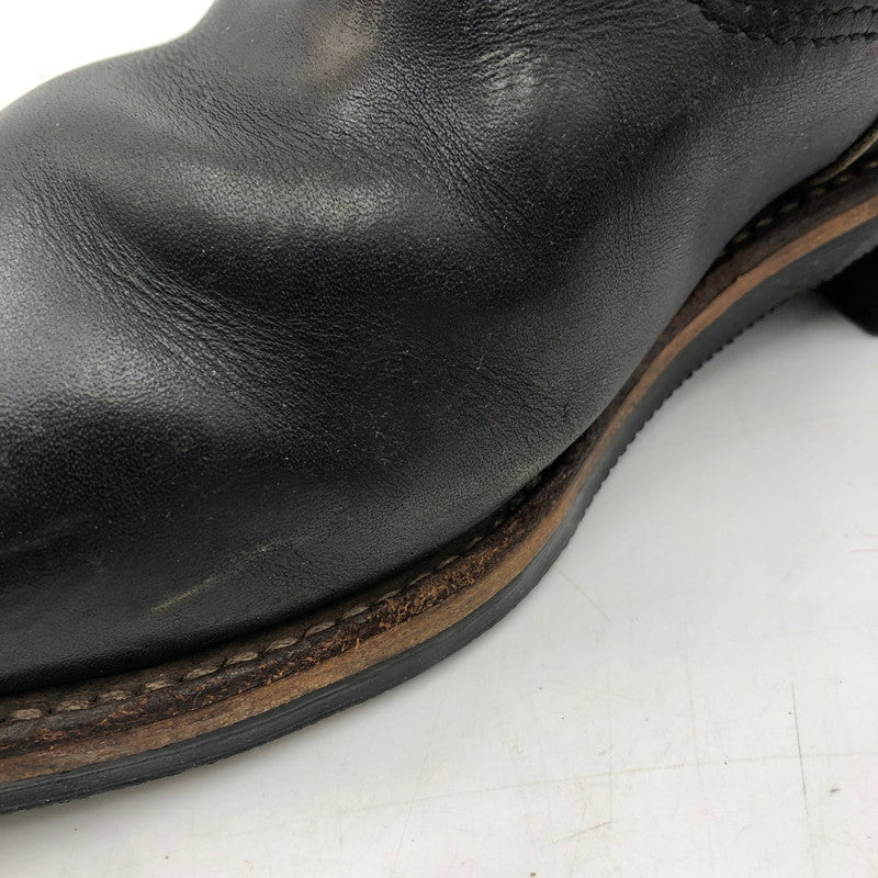 【現状渡し品】【メンズ】 Chippewa チペワ ENGINEER BOOTS 27899 エンジニアブーツ 靴 USA製 黒タグ 164-260218-ks-25-tei サイズ：8E カラー：ブラック 万代Net店