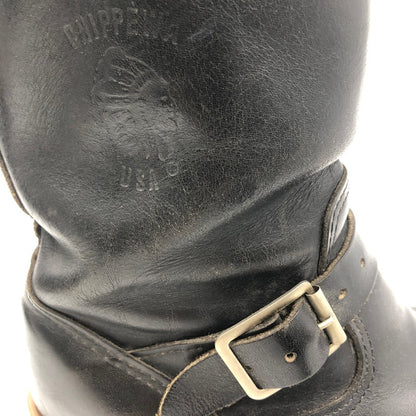 【現状渡し品】【メンズ】 Chippewa チペワ ENGINEER BOOTS 27899 エンジニアブーツ 靴 USA製 黒タグ 164-260218-ks-25-tei サイズ：8E カラー：ブラック 万代Net店