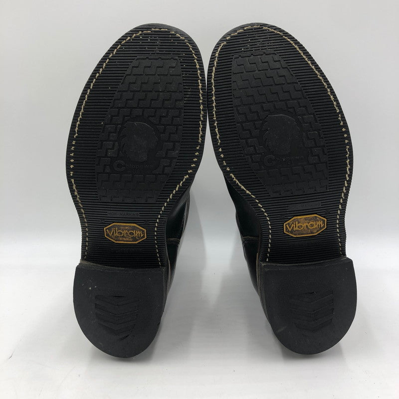 【現状渡し品】【メンズ】 Chippewa チペワ ENGINEER BOOTS 27899 エンジニアブーツ 靴 USA製 黒タグ 164-260218-ks-25-tei サイズ：8E カラー：ブラック 万代Net店