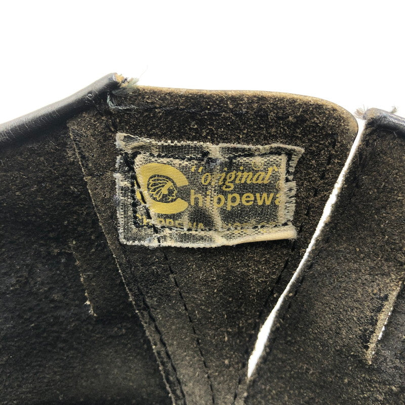 【現状渡し品】【メンズ】 Chippewa チペワ ENGINEER BOOTS 27899 エンジニアブーツ 靴 USA製 黒タグ 164-260218-ks-25-tei サイズ：8E カラー：ブラック 万代Net店