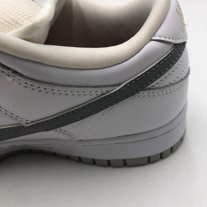 【中古品】【メンズ】 Supreme シュプリーム × NIKE SB ナイキ スケートボーディング 別注 コラボ DUNK LOW OG QS HQ8487-100 ダンク ロー オリジナル クイックストライク スニーカー 靴 160-260218-ks-27-tei カラー：メタリックホワイトシルバー 万代Net店