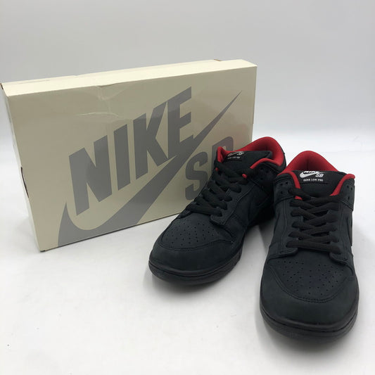 【中古品】【メンズ】 Supreme シュプリーム × NIKE SB ナイキ スケートボーディング 別注 コラボ DUNK LOW OG QS HQ8487-001 ダンク ロー オリジナル クイックストライク スニーカー 靴 160-260218-ks-28-tei カラー：ブラック 万代Net店