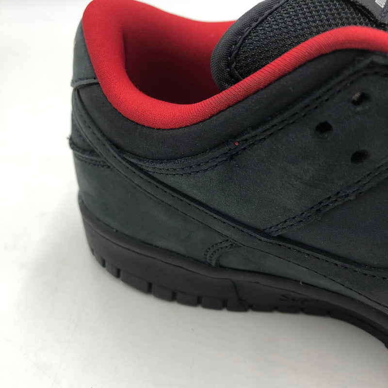 【中古品】【メンズ】 Supreme シュプリーム × NIKE SB ナイキ スケートボーディング 別注 コラボ DUNK LOW OG QS HQ8487-001 ダンク ロー オリジナル クイックストライク スニーカー 靴 160-260218-ks-28-tei カラー：ブラック 万代Net店