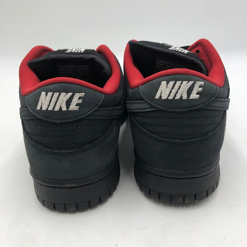 【中古品】【メンズ】 Supreme シュプリーム × NIKE SB ナイキ スケートボーディング 別注 コラボ DUNK LOW OG QS HQ8487-001 ダンク ロー オリジナル クイックストライク スニーカー 靴 160-260218-ks-28-tei カラー：ブラック 万代Net店