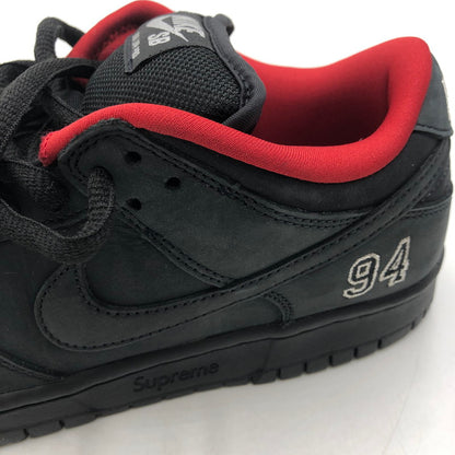【中古品】【メンズ】 Supreme シュプリーム × NIKE SB ナイキ スケートボーディング 別注 コラボ DUNK LOW OG QS HQ8487-001 ダンク ロー オリジナル クイックストライク スニーカー 靴 160-260218-ks-28-tei カラー：ブラック 万代Net店