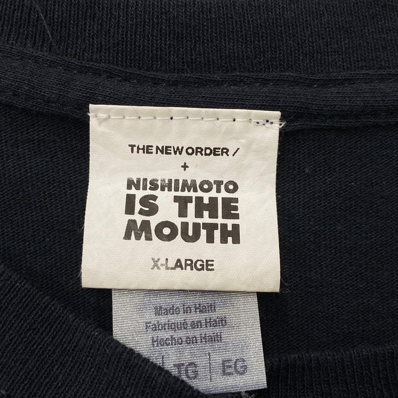【中古品】【メンズ】 NISHIMOTO IS THE MOUTH ニシモト イズ ザ マウス PRINT S/S TEE プリント ショートスリーブ 半袖 トップス 147-260829-sa-05-tei サイズ：XL カラー：ブラック 万代Net店