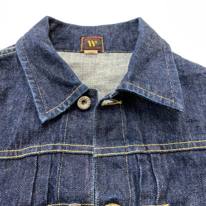 【中古品】【メンズ】 WAREHOUSE ウエアハウス COWBOY JACKET 2010 カウボーイ ジャケット アウター デニムジャケット Gジャン 145-260215-ko-19-tei サイズ：38 カラー：インディゴ 万代Net店