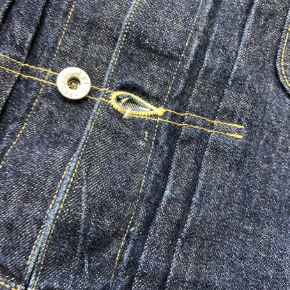 【中古品】【メンズ】 WAREHOUSE ウエアハウス COWBOY JACKET 2010 カウボーイ ジャケット アウター デニムジャケット Gジャン 145-260215-ko-19-tei サイズ：38 カラー：インディゴ 万代Net店