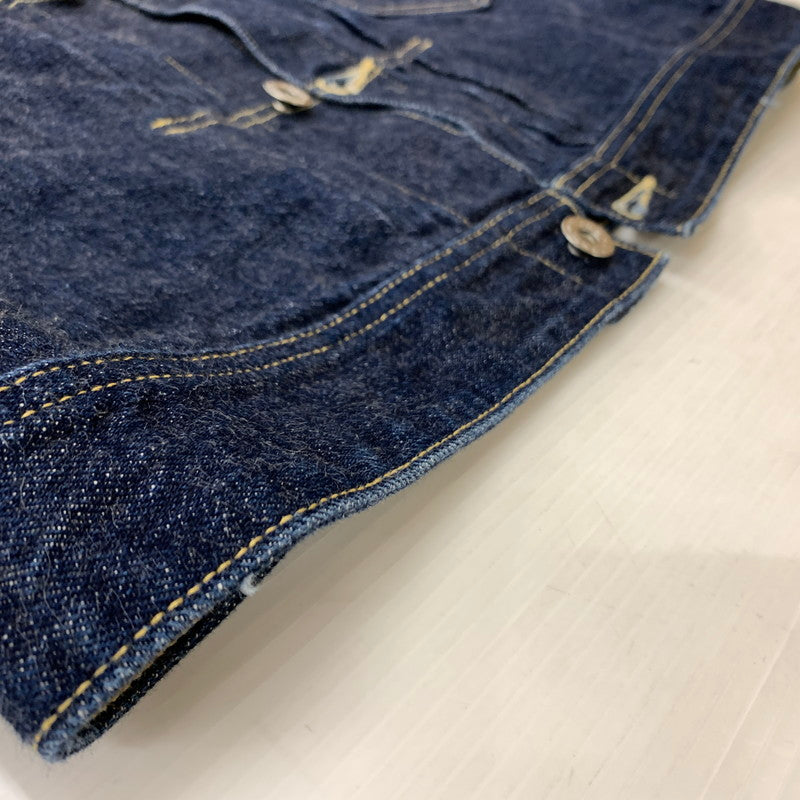 【中古品】【メンズ】 WAREHOUSE ウエアハウス COWBOY JACKET 2010 カウボーイ ジャケット アウター デニムジャケット Gジャン 145-260215-ko-19-tei サイズ：38 カラー：インディゴ 万代Net店
