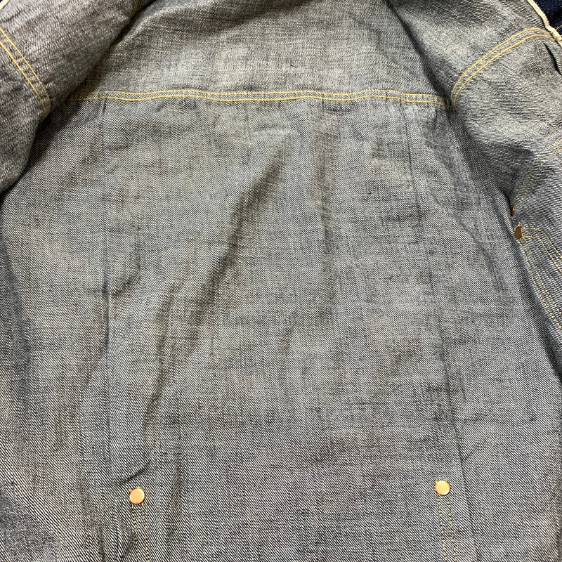 【中古品】【メンズ】 WAREHOUSE ウエアハウス COWBOY JACKET 2010 カウボーイ ジャケット アウター デニムジャケット Gジャン 145-260215-ko-19-tei サイズ：38 カラー：インディゴ 万代Net店