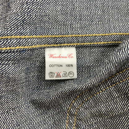 【中古品】【メンズ】 WAREHOUSE ウエアハウス COWBOY JACKET 2010 カウボーイ ジャケット アウター デニムジャケット Gジャン 145-260215-ko-19-tei サイズ：38 カラー：インディゴ 万代Net店
