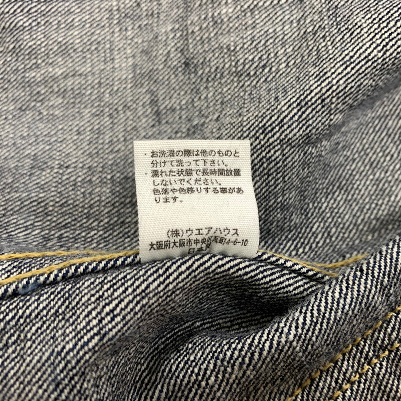 【中古品】【メンズ】 WAREHOUSE ウエアハウス COWBOY JACKET 2010 カウボーイ ジャケット アウター デニムジャケット Gジャン 145-260215-ko-19-tei サイズ：38 カラー：インディゴ 万代Net店